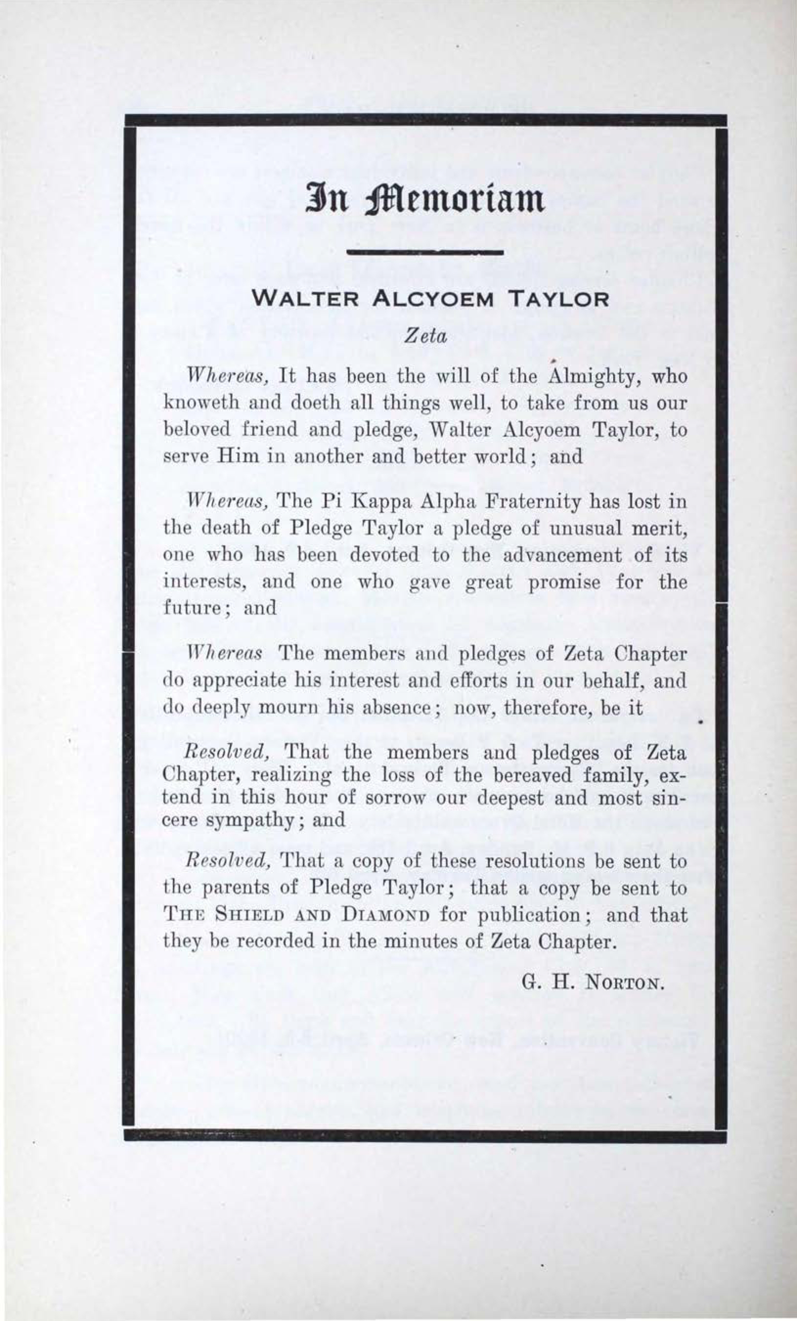 Walter Alcyoem Taylor